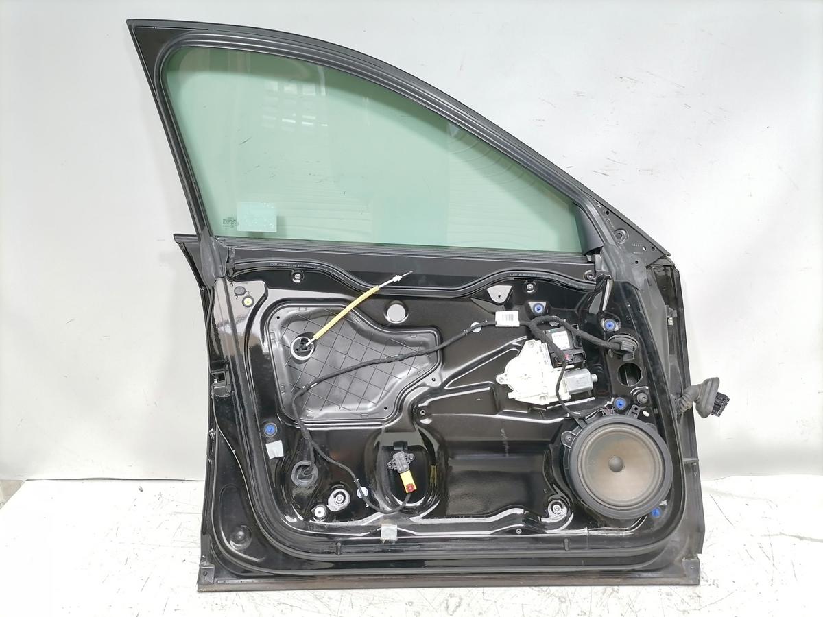 Audi A3 8P Sportback original T&uuml;r vorn links LY9B Brillantschwarz Rohbau BJ06